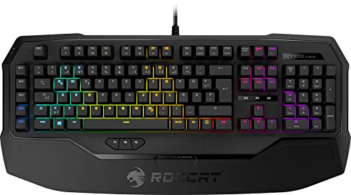 ROCCAT Ryos MK FX RGB Mechanische Gaming Tastatur (DE-Layout, Per-key, RGB Multicolor Tastenbeleuchtung, MX Key Switch RGB braun)
