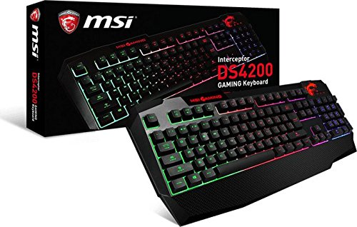 MSI S11-04DE208-O30 Interceptor DS4200 Gaming Tastatur schwarz