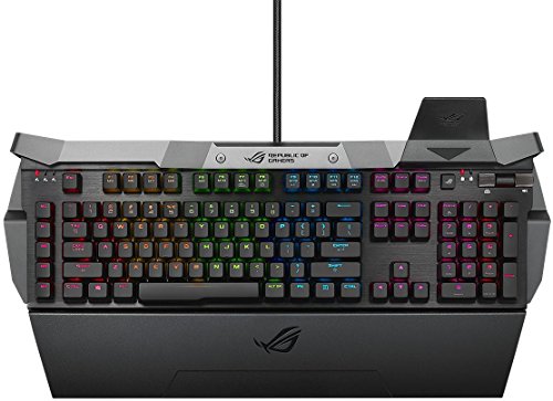 Asus ROG GK2000 Horus RGB Gaming Tastatur (Aura, mechanisch, Cherry MX red switches) schwarz