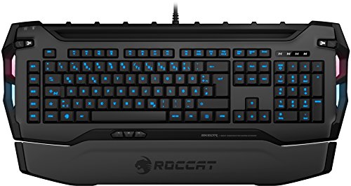 ROCCAT Skeltr Smart Communication RGB Gaming Tastatur (DE Layout, Bluetooth für Mobilgeräte, Docking-Slot) grau