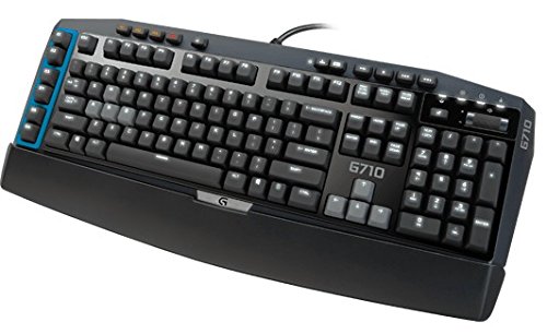 Logitech G710 Mechanical Gaming Keyboard (QWERTZ Tastaturlayout) schwarz/blau