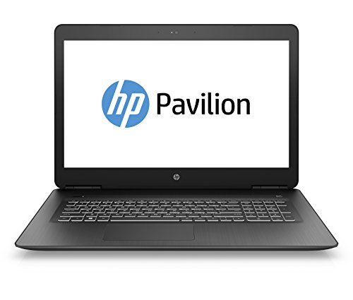 HP Pavilion Notebook 17-ab309ng (17,3 Zoll / Full HD) Laptop (Intel Core i7-7700HQ , 1 TB HDD, 128 GB SSD, 16 GB RAM, Nvidia GeForce GTX1050Ti 4 GB, DVD-RW, Windows 10 Home) schwarz