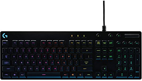 Logitech G810 Mechanische Gaming-Tastatur Orion Spectrum (mit RGB und QWERTZ Deutsches Tastaturlayout) schwarz
