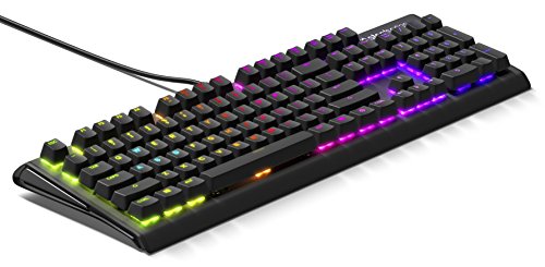 SteelSeries Apex M750, mechanische Gaming-Tastatur, RGB-Beleuchtung pro Taste, 6 Makro-Tasten, PC / Mac, Englisches QWERTY-Layout