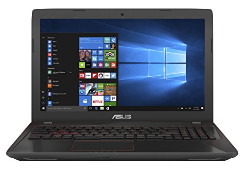 Asus FX553VD-DM603 39,6 cm (15,6 Zoll mattes FHD) Gaming Notebook (Intel Core i5-7300HQ, 8GB RAM, 1TB HDD, Nvidia GeForce GTX 1050, Free DOS) schwarz