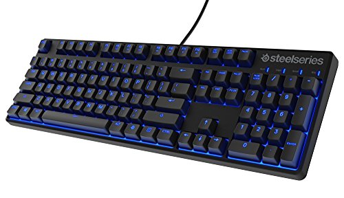 SteelSeries Apex M500 Gaming-Tastatur (Mechanisch, Cherry MX Rot-Schalter, Blaue Hintergrundbeleuchtung) - Deutsches Tastaturlayout