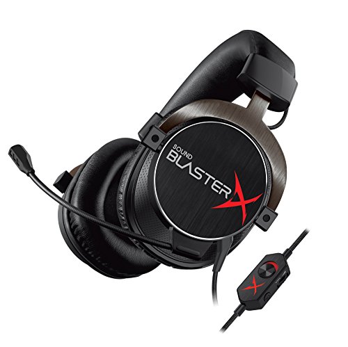 Creative Sound BlasterX H5 Tournament Edition (schwarz) - Professionelles Analog-Gaming-Headset - geeignet für PC/Mac, PS4 und xBox One
