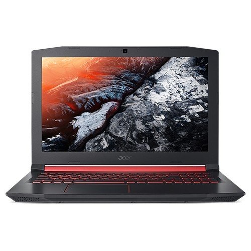 Acer Nitro 5 AN515-51-7126 39,6 cm (15,6 Zoll Full HD IPS matt) Gaming Notebook (Intel Core i7-7700HQ, 16GB RAM, 256GB PCIe SSD, 1TB HDD, GeForce GTX 1050Ti, Linux) schwarz/rot