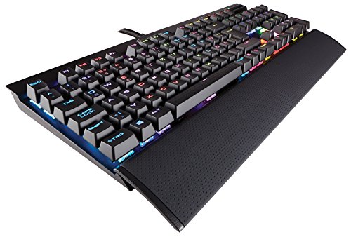 Corsair K70 RAPIDFIRE Mechanische Gaming Tastatur (Cherry MX Speed, Multi-Color RGB Beleuchtung, QWERTZ) schwarz