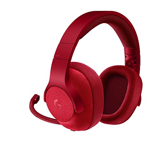 Logitech G433 Kabelgebundene Gaming Kopfhörer (7.1 Surround Sound, für PC, Xbox One, PS4, Switch, Mobiltelefon) rot